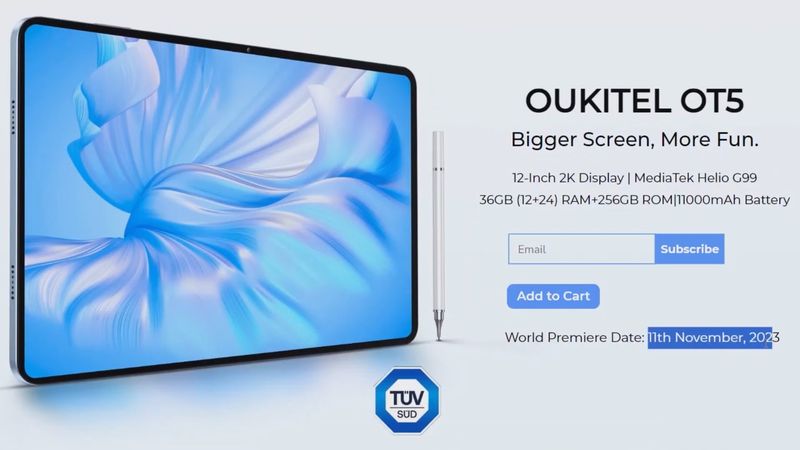 Oukitel OT5 Tablet Review